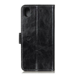 Housse Xiaomi Redmi 9A Brillante et Coutures Apparentes Housse Xiaomi Redmi 9A Brillante et Coutures Apparentes