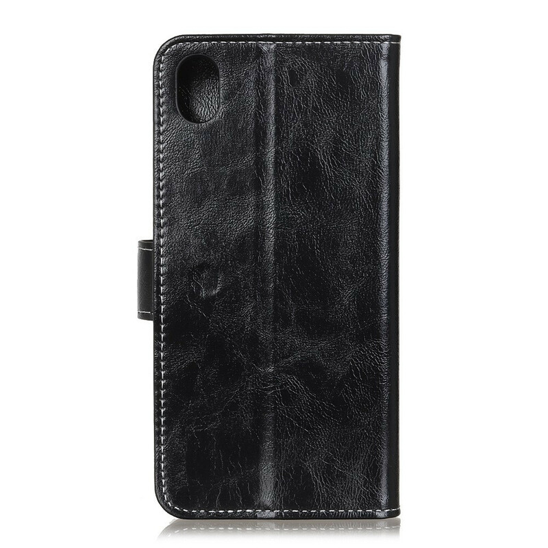 Housse Xiaomi Redmi 9A Brillante et Coutures Apparentes Housse Xiaomi Redmi 9A Brillante et Coutures Apparentes
