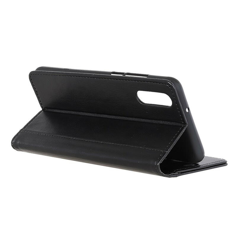 Housse Xiaomi Redmi 9A Effet Cuir Antique Housse Xiaomi Redmi 9A Effet Cuir Antique