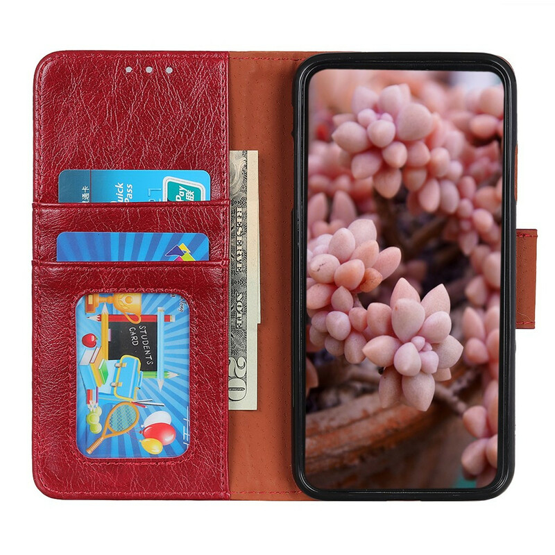 Housse Xiaomi Redmi 9A Cuir Nappa Fendu