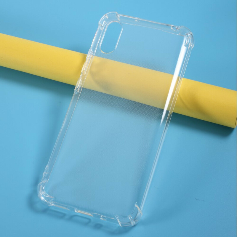 Coque Xiaomi Redmi 9A Transparente Coins Renforcés