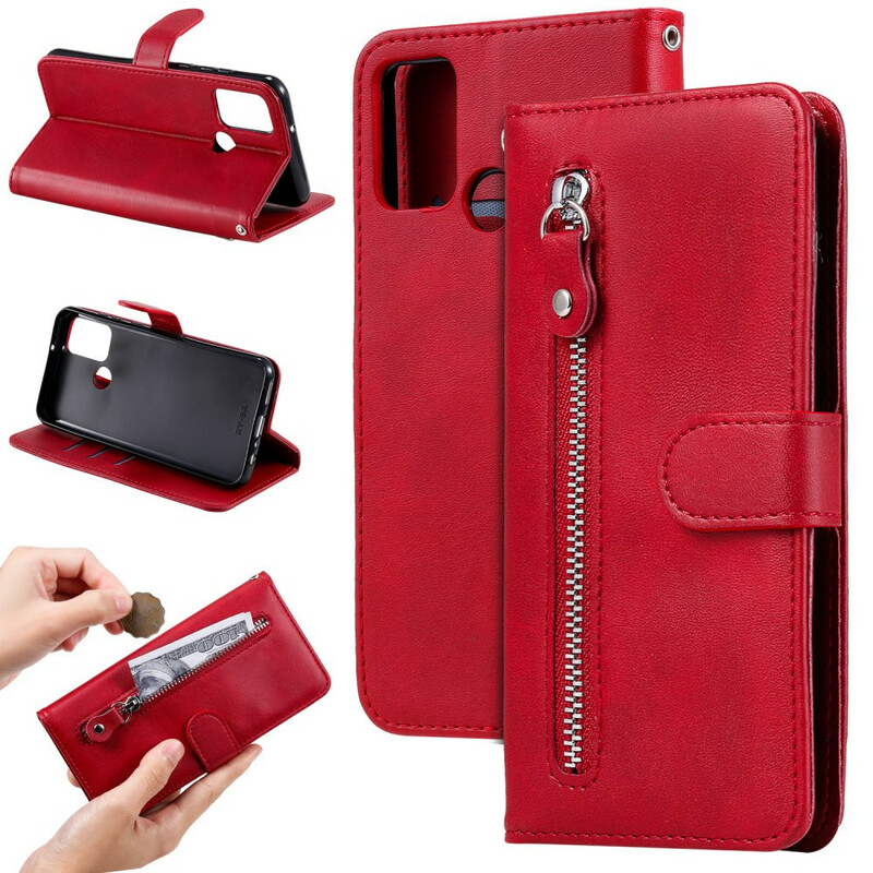 Housse Honor 9A Effet Cuir Porte-Monnaie Housse Honor 9A Effet Cuir Porte-Monnaie