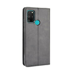 Flip Cover Honor 9A Effet Cuir Vintage Stylisé Flip Cover Honor 9A Effet Cuir Vintage Stylisé