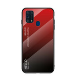 Coque Samsung Galaxy M31 Verre Trempé Hello Coque Samsung Galaxy M31 Verre Trempé Hello