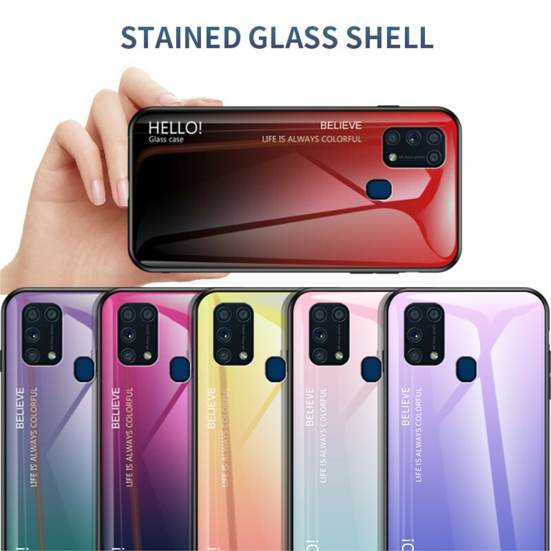 Coque Samsung Galaxy M31 Verre Trempé Hello