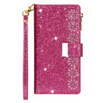 Housse Samsung Galaxy Note 20 Paillettes Portefeuille Zip Housse Samsung Galaxy Note 20 Paillettes Portefeuille Zip