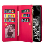 Housse Samsung Galaxy Note 20 Paillettes Portefeuille Zip