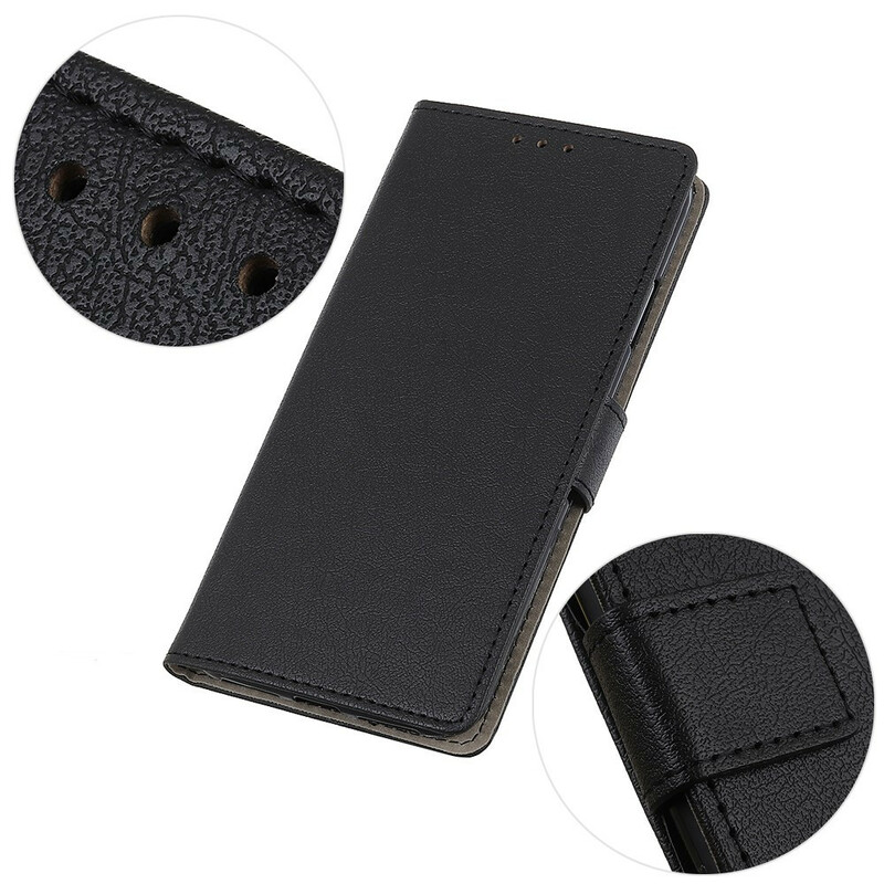 Housse OnePlus Nord Effet Cuir Classique Housse OnePlus Nord Effet Cuir Classique