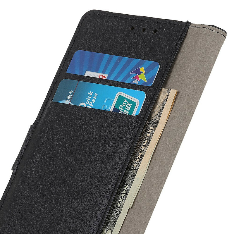 Housse OnePlus Nord Effet Cuir Classique Housse OnePlus Nord Effet Cuir Classique