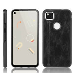 Coque Google Pixel 4a Effet Cuir Couture