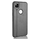 Coque Google Pixel 4a Effet Cuir Couture