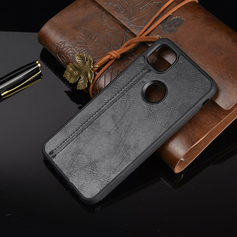Coque Google Pixel 4a Effet Cuir Couture Coque Google Pixel 4a Effet Cuir Couture