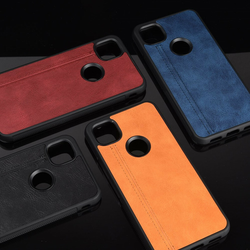 Coque Google Pixel 4a Effet Cuir Couture Coque Google Pixel 4a Effet Cuir Couture