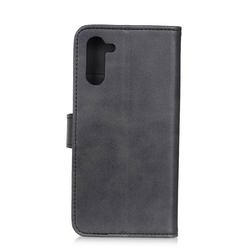 Housse OnePlus Nord Effet Cuir Mat Rétro Housse OnePlus Nord Effet Cuir Mat Rétro