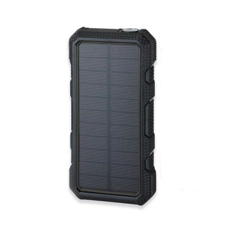 Banque Énergie Solaire Sans Fil Double Port USB 20000mAh Banque Énergie Solaire Sans Fil Double Port USB 20000mAh