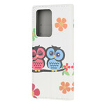 Housse Samsung Galaxy Note 20 Ultra Couple de Hiboux Housse Samsung Galaxy Note 20 Ultra Couple de Hiboux