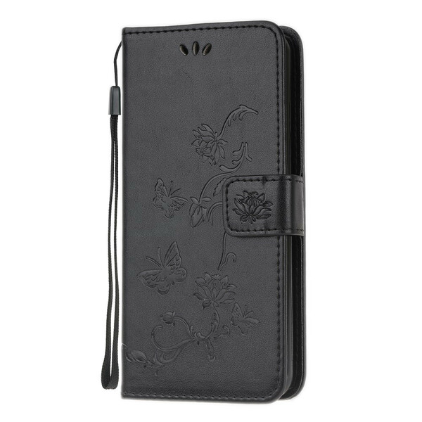 Housse Google Pixel 4a Papillons et Fleurs