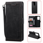 Housse Samsung Galaxxy Note 20 Ultra Simili Cuir Rétro avec Lanière Housse Samsung Galaxxy Note 20 Ultra Simili Cuir Rétro avec Lanière