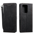 Housse Samsung Galaxxy Note 20 Ultra Simili Cuir Rétro avec Lanière Housse Samsung Galaxxy Note 20 Ultra Simili Cuir Rétro avec Lanière