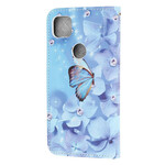 Housse Google Pixel 4a Papillons Diamants à Lanière Housse Google Pixel 4a Papillons Diamants à Lanière