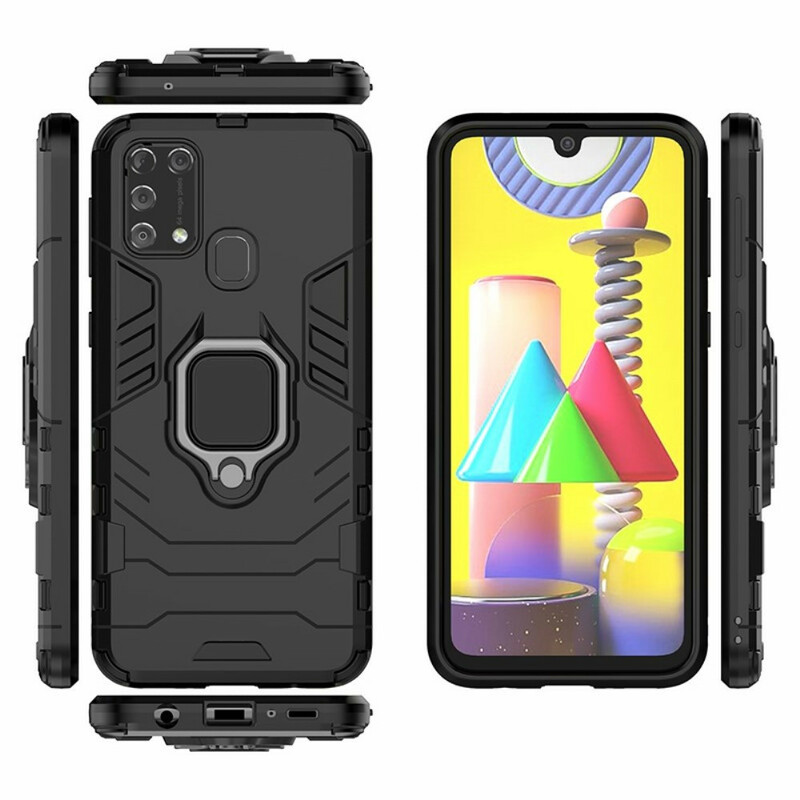 Coque Samsung Galaxy M31 Ring Résistante Coque Samsung Galaxy M31 Ring Résistante
