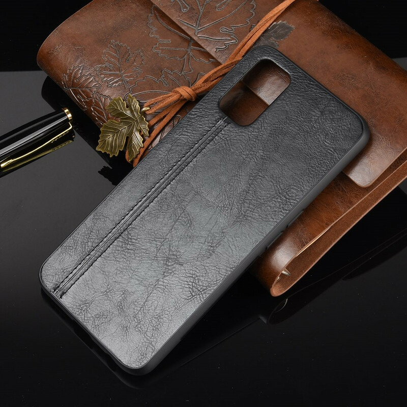 Coque Oppo A72 Effet Cuir Couture Coque Oppo A72 Effet Cuir Couture