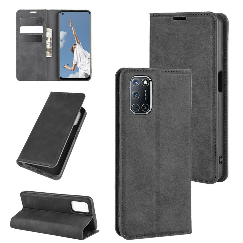 Flip Cover Oppo A72 Effet Cuir Douceur Flip Cover Oppo A72 Effet Cuir Douceur