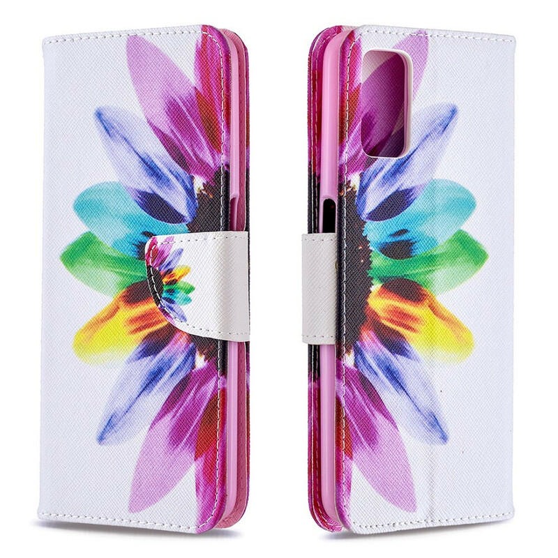 Housse Oppo A72 Fleur Aquarelle