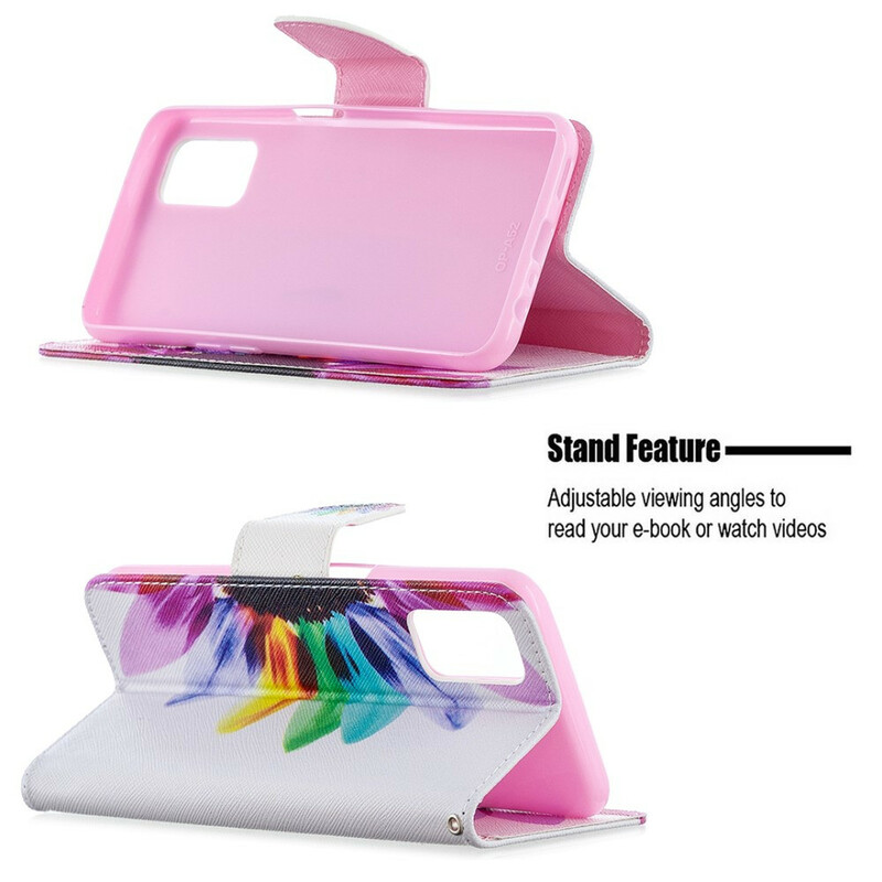 Housse Oppo A72 Fleur Aquarelle Housse Oppo A72 Fleur Aquarelle