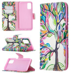 Housse Oppo A72 Arbre Coloré Housse Oppo A72 Arbre Coloré