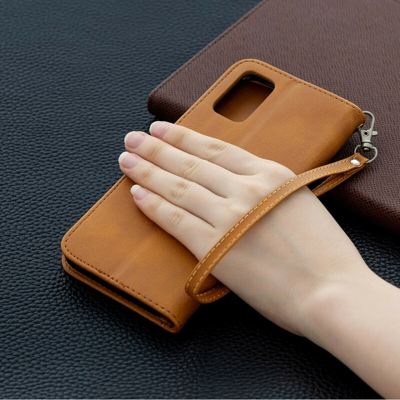 Housse Oppo A72 Lisse Rabat Oblique