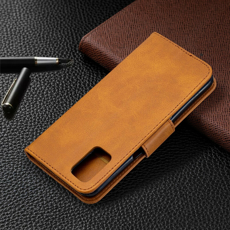 Housse Oppo A72 Lisse Rabat Oblique