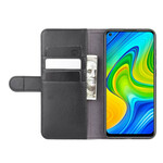 Housse Xiaomi Redmi Note 9 Cuir Véritable Fendu