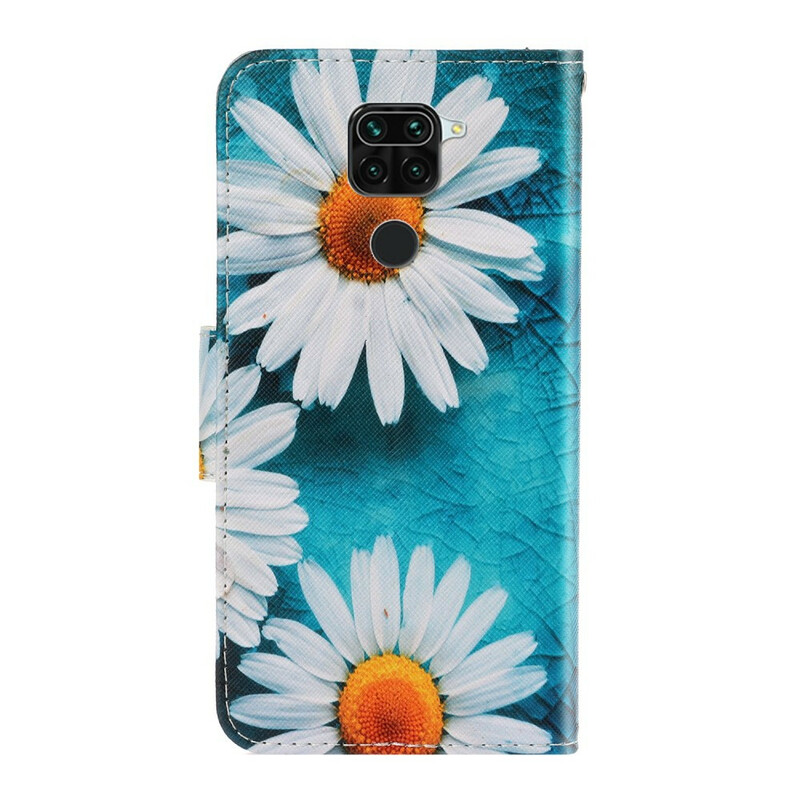 Housse Xiaomi Redmi Note 9 Marguerites à Lanière Housse Xiaomi Redmi Note 9 Marguerites à Lanière