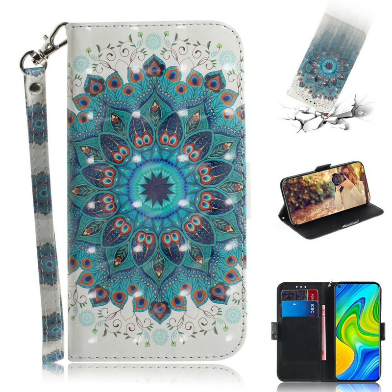 Housse Xiaomi Redmi Note 9 Magistral Mandala à Lanière Housse Xiaomi Redmi Note 9 Magistral Mandala à Lanière