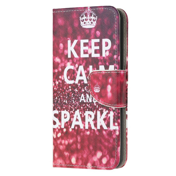 Housse Xiaomi Redmi 9C Keep Calm and Sparkle