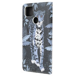 Housse Xiaomi Redmi 9C Léopard à Lanière Housse Xiaomi Redmi 9C Léopard à Lanière
