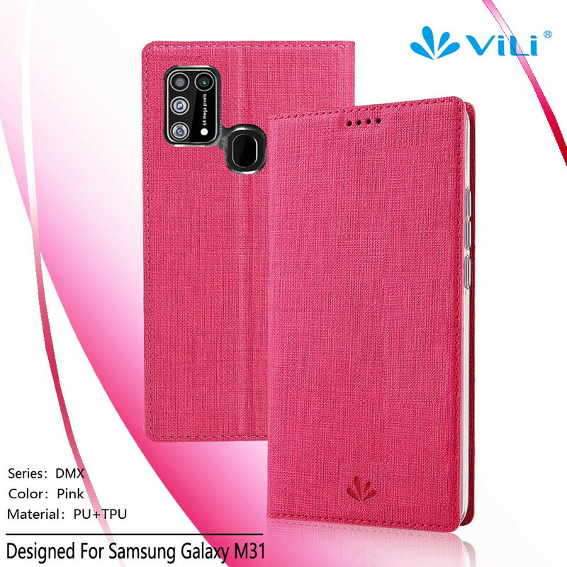 Flip Cover Samsung Galaxy M31 Texturée VILI DMX Flip Cover Samsung Galaxy M31 Texturée VILI DMX