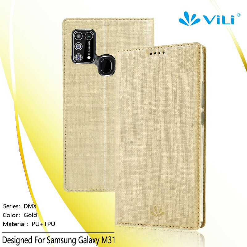 Flip Cover Samsung Galaxy M31 Texturée VILI DMX Flip Cover Samsung Galaxy M31 Texturée VILI DMX