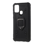 Coque Samsung Galaxy M31 Ring et Fibre Carbone Coque Samsung Galaxy M31 Ring et Fibre Carbone