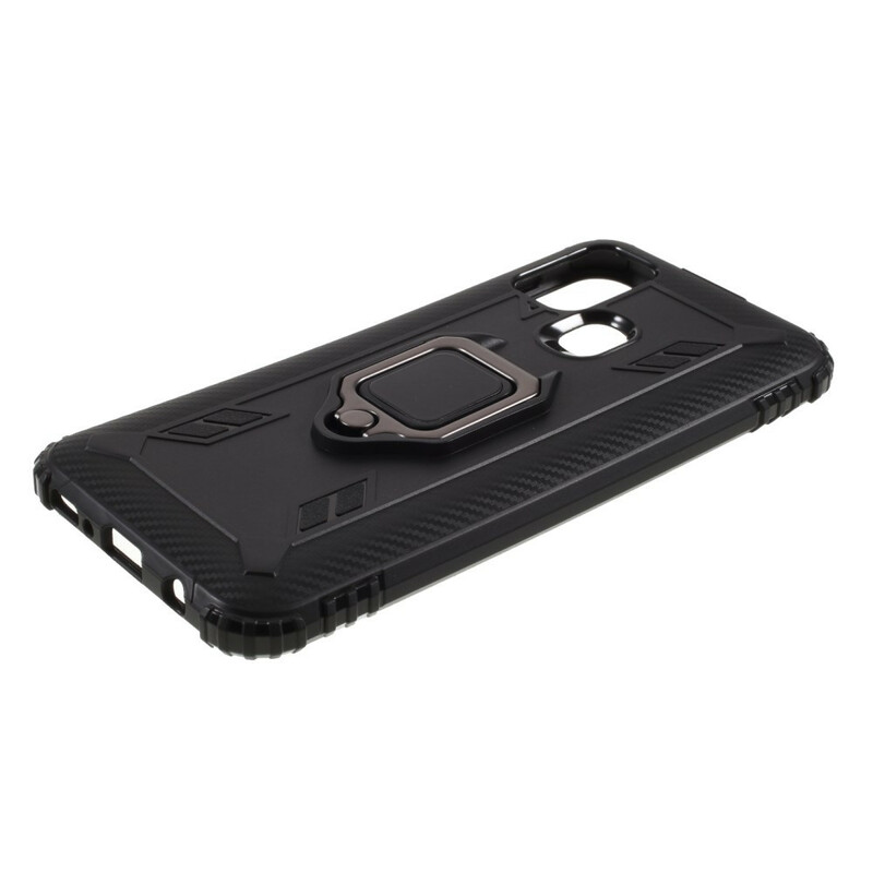 Coque Samsung Galaxy M31 Ring et Fibre Carbone Coque Samsung Galaxy M31 Ring et Fibre Carbone