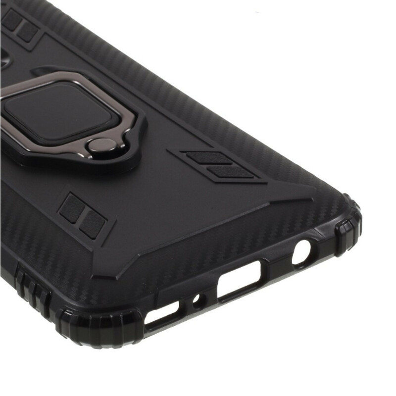 Coque Samsung Galaxy M31 Ring et Fibre Carbone Coque Samsung Galaxy M31 Ring et Fibre Carbone