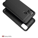 Coque Samsung Galaxy M21 Effet Cuir Litchi Double Line Coque Samsung Galaxy M21 Effet Cuir Litchi Double Line