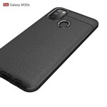 Coque Samsung Galaxy M21 Effet Cuir Litchi Double Line Coque Samsung Galaxy M21 Effet Cuir Litchi Double Line
