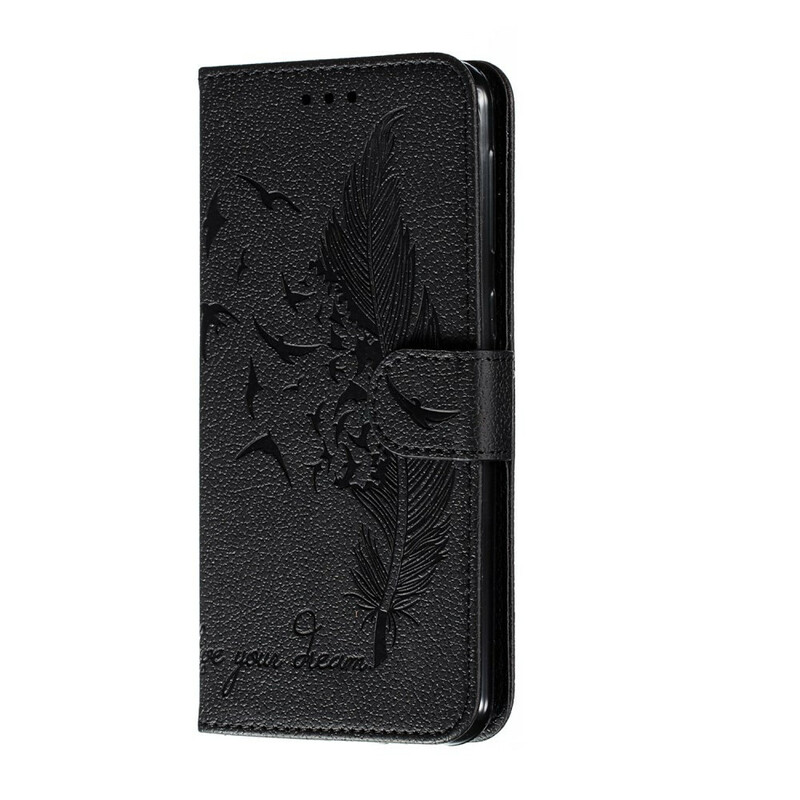 Housse Samsung Galaxy M21 Simili Cuir Live Your Dream Housse Samsung Galaxy M21 Simili Cuir Live Your Dream