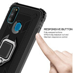 Coque Samsung Galaxy M21 Ring et Fibre Carbone Coque Samsung Galaxy M21 Ring et Fibre Carbone