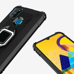 Coque Samsung Galaxy M21 Ring et Fibre Carbone Coque Samsung Galaxy M21 Ring et Fibre Carbone