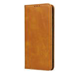 Flip Cover Samsung Galaxy M21 Cuir Fendu Élégance Flip Cover Samsung Galaxy M21 Cuir Fendu Élégance
