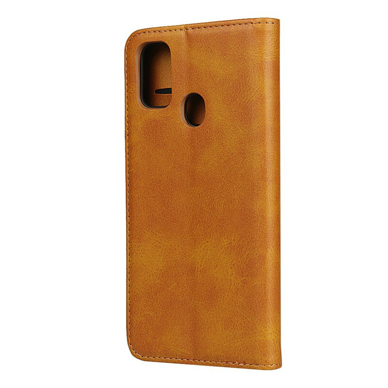 Flip Cover Samsung Galaxy M21 Cuir Fendu Élégance Flip Cover Samsung Galaxy M21 Cuir Fendu Élégance