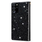 Housse Samsung Galaxy Note 20 Ultra Paillettes Portefeuille Zip